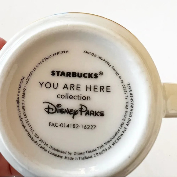 Starbucks Disney Hollywood Studios Mini Mug Ornament Walt‎ Disney You Are Here - Picture 3 of 9